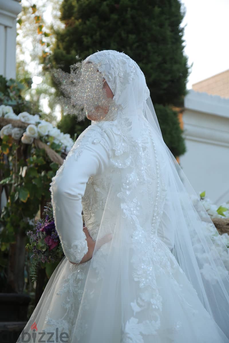 Handmade in Turkiye wedding dress. Haute couture dantelle 2