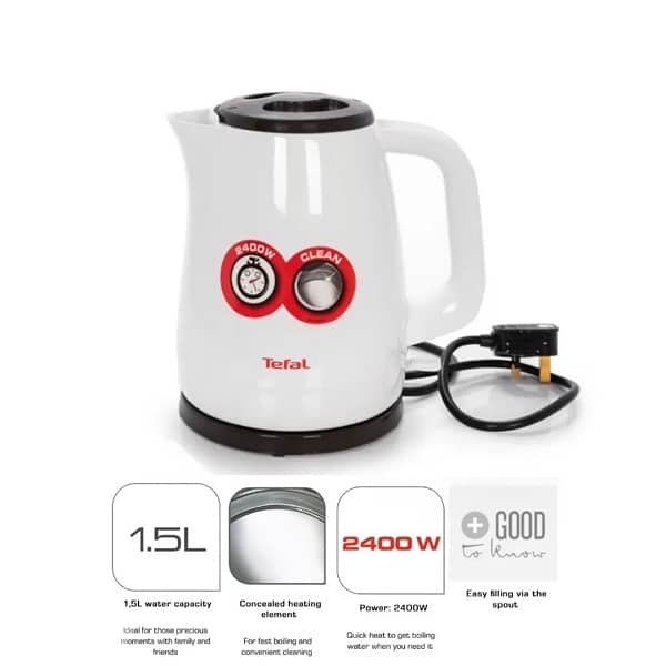 TEFAL DELFINI 1,5L White  Kettle 1