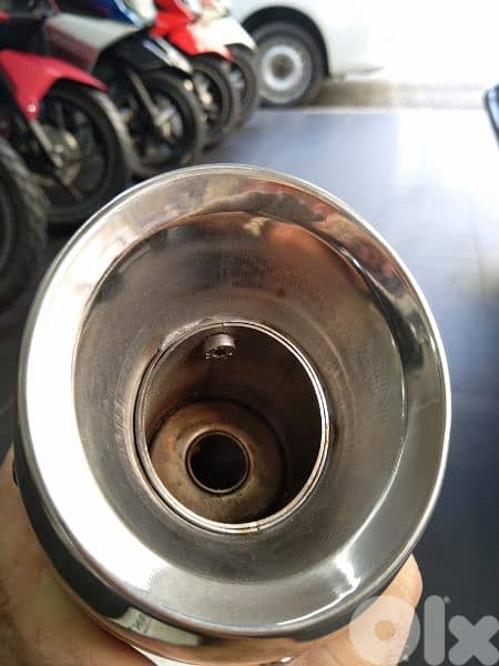 vespa gts / gtv Spark exhaust technology carbon and stainless 3
