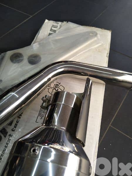 vespa gts / gtv Spark exhaust technology carbon and stainless 4