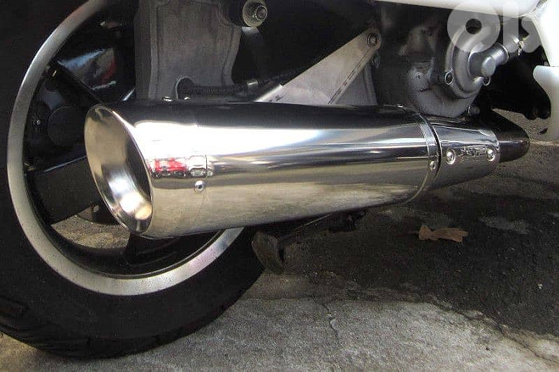 vespa gts / gtv Spark exhaust technology carbon and stainless 0