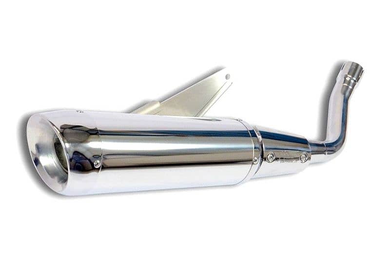 vespa gts / gtv Spark exhaust technology carbon and stainless 13