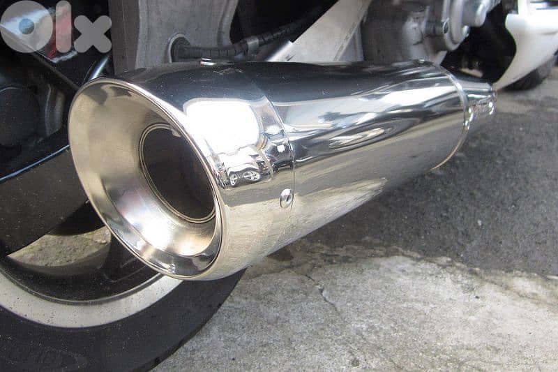 vespa gts / gtv Spark exhaust technology carbon and stainless 14