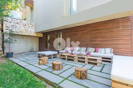 L13631-Chalet With Terrace for Rent In Tilal Al Assal,Kfarzebian