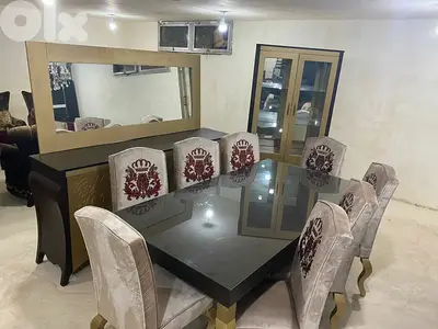أوضة سفرة خشب زان ولاتي توصاية