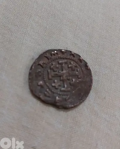 Crusader Coin of Jerusalem Bronze Coin year 1460 AD