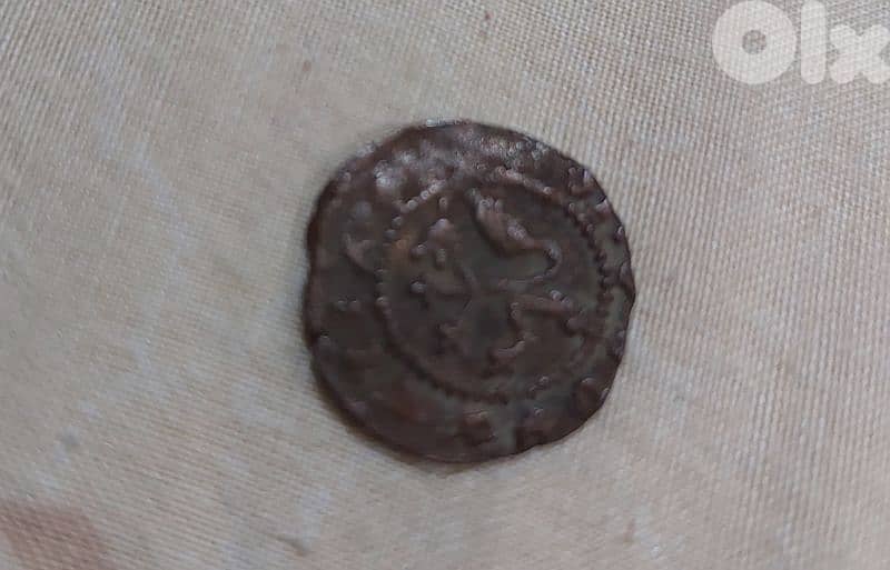 Crusader Coin of Jerusalem Bronze Coin year 1460 AD 1