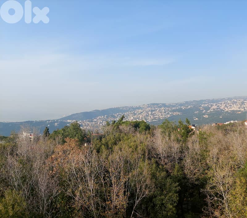 1000 SQM Land in Ain Aar, Metn with Breathtaking Sea and Mountain View 0