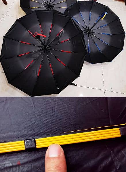 top quality automatic windproof umbrella 48k bones شمسية شماسي 12