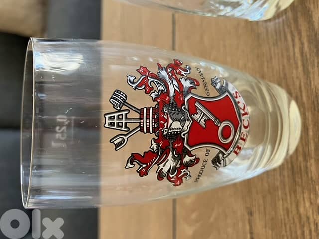 Vintage BECK'S Beer Glasses 0