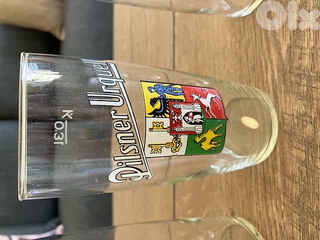 Vintage PILSNER URQUELL Beer Glasses 0
