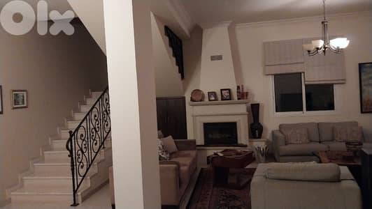 A 375 m2 duplex villa with a garden for sale in Chouf (near Damour)