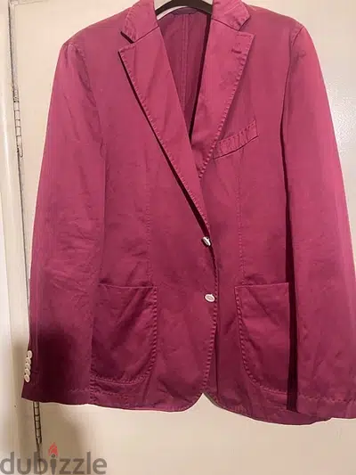 BOSS burgundi  blazer cotton size 54