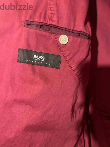 BOSS burgundi  blazer cotton size 54 1