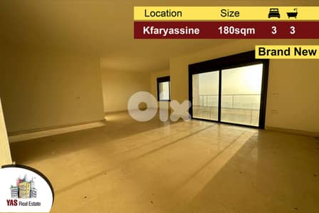 Kfaryassine 180m2 | Brand-New | High-End | Prime Location |KA