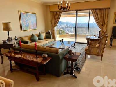 Apartment for sale in Rabieh/View/Furnished
