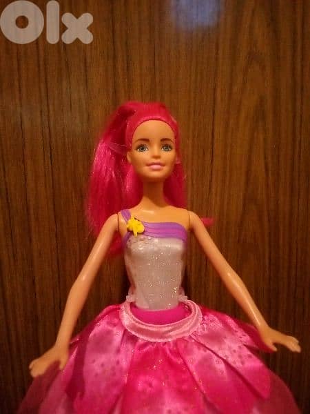 DREAMTOPIA RAINBOW COVE LIGHT UP PRINCESS Barbie doll+Magic Wind Voice 2