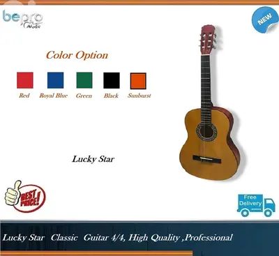 Mike Music Classic Guitar 4/4, High Quality, Excellent Finishing.