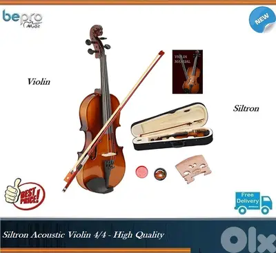 Siltron Violin 4/4 , High Quality & Excellent Finishing