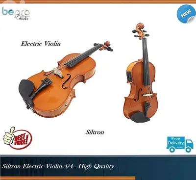 Siltron Electric Acoustic Violin 4/4 , High Quality, electric violin