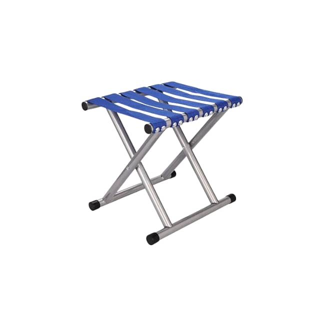 Outdoor Foldable Stool, Durable Camping Chair in Blue 0