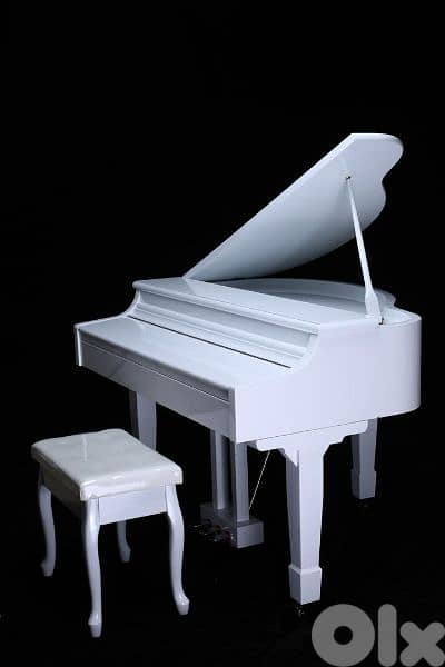 Piano Digital Grand White colour Hamer keys 256 voices 1
