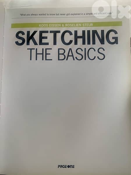 sketching book  for fine arts , interior design , graphic design . 3
