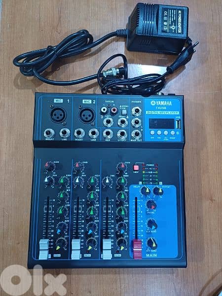 mixer 4ch with usb bluetooth 0