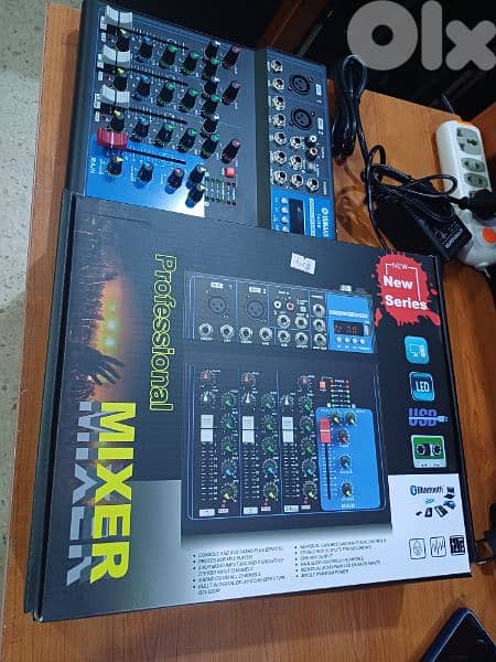 mixer 4ch with usb bluetooth 1