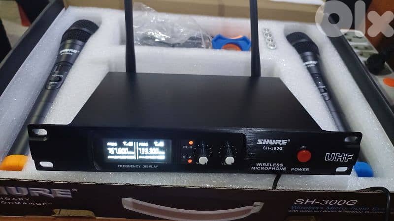 shure 2 mic wireless new in box 2