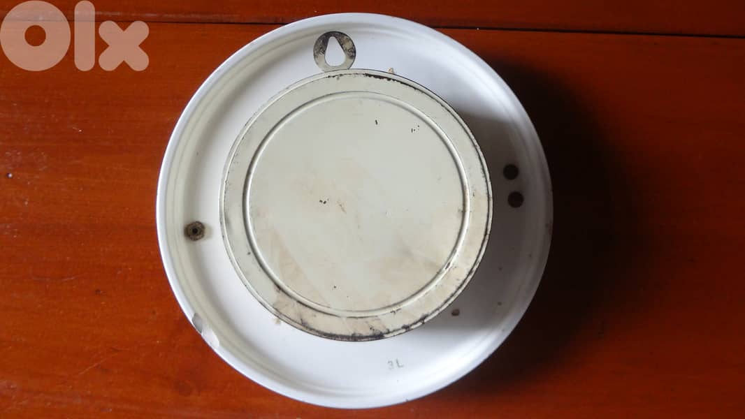Vintage 60s Wehrle  German ceramic/metal mechanical clock 20 cm workin 6