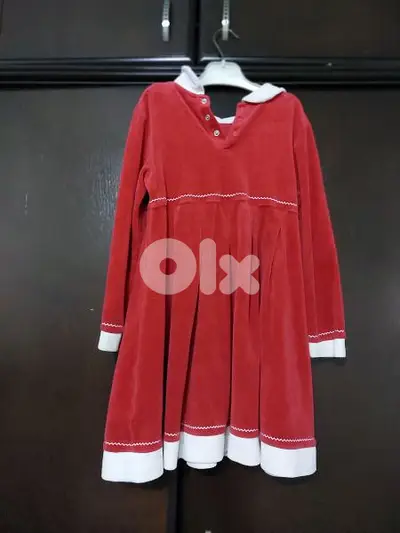 فستان مخمل بابا نويل