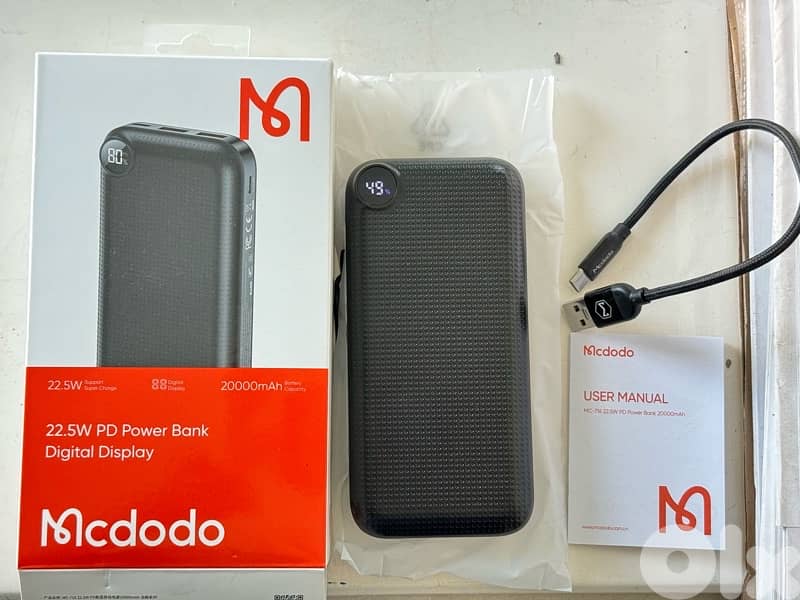 Mcdodo MC-7161 black power bank 0