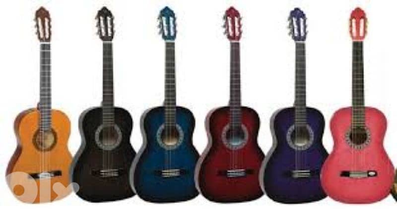 guitars 3/4 4/4 1/2 all colours 0