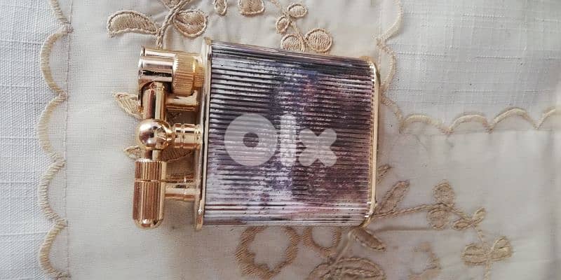 antique  retro  cigars lighter heavy gold plated 0