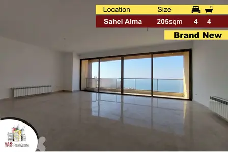 Sahel Alma 205m2 | Brand New | Astonishing View | Luxury |