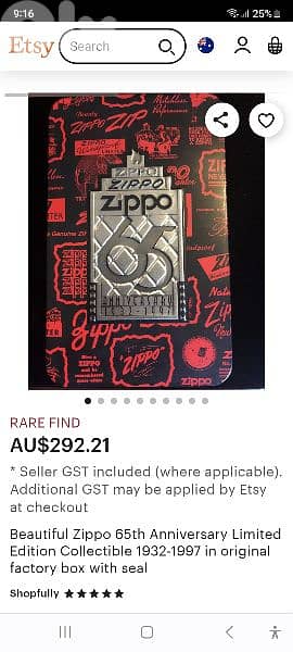 A unique  antique  one new rare ti find zippo 17