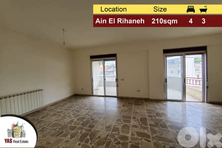 Ain El Rihaneh 210m2 | Open View | Excellent Flat | TO