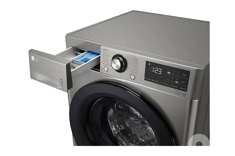 LG 10.5kgغسالة  | Front Load Washing  | AI DD | Steam | ThinQ 2