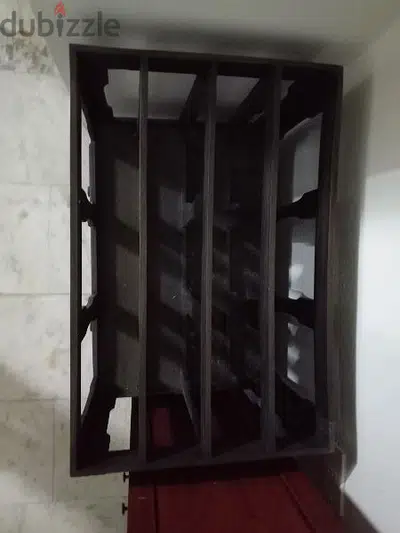 TEAK wood magazine and book rack