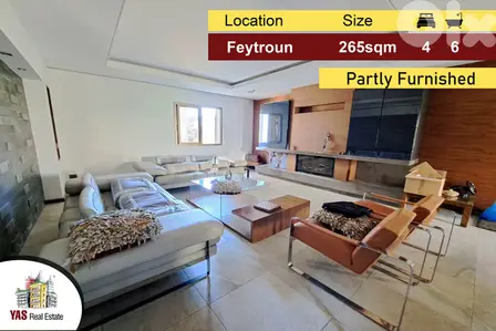 Feytroun 265m2 | Rarely Used | Partly Furnished | Mountain View | DA
