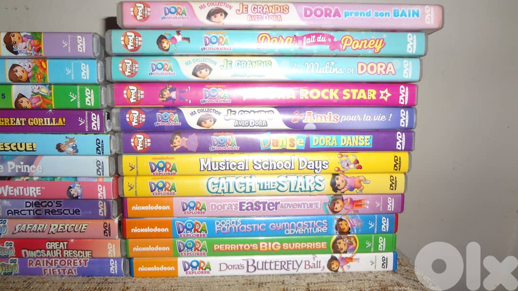 big collection of Dora l exploratrice original dvds in v good conditio 1
