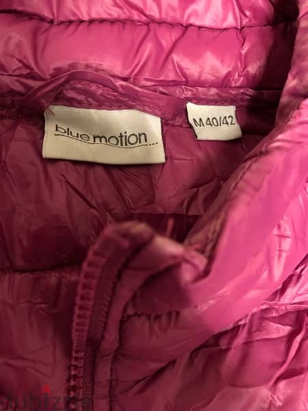 blue motion jacket; special color , size M/L 2