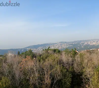 2010 SQM Land in Qornet El Hamra, Metn with Sea and Mountain View