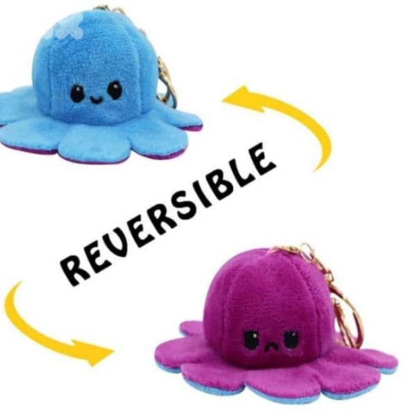 funny moody octopus keychain !! 0