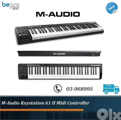 M-Audio Keystation 61 MK3 MIDI Keyboard,maudio midi