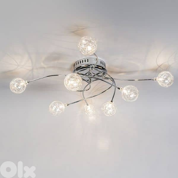 EGLO Ceiling lamp 8 soap chrome 0