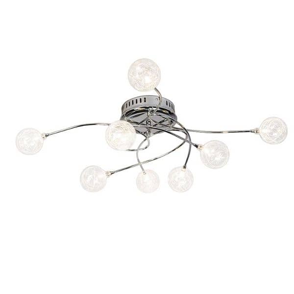 EGLO Ceiling lamp 8 soap chrome 1
