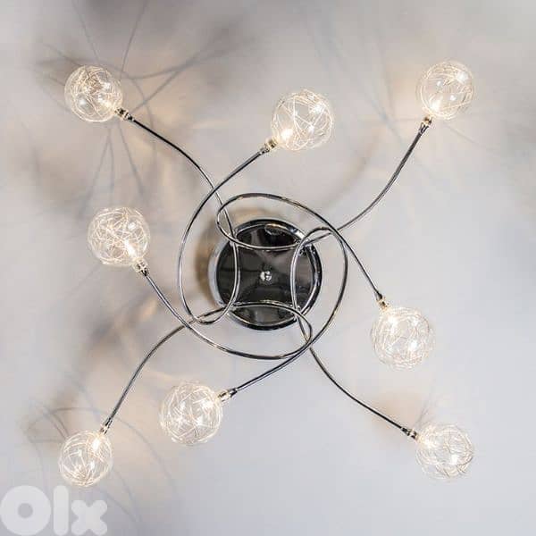 EGLO Ceiling lamp 8 soap chrome 3
