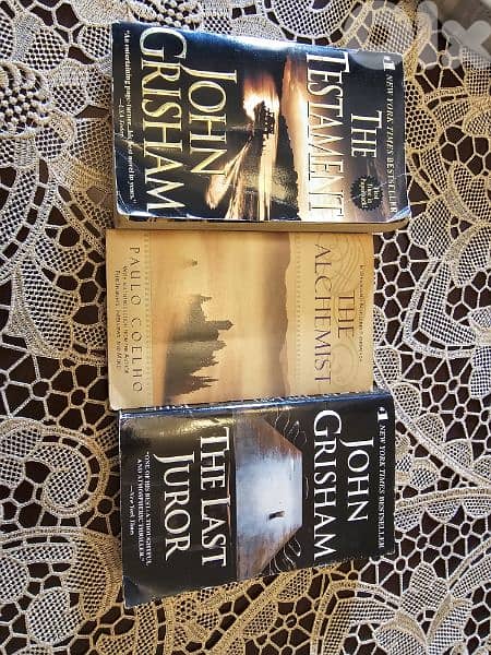 John Grisham Books: The Testament & The Last Juror + The ALCHEMIST 0